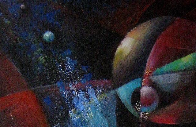 slikarstvo nina naliny meglič simfonija kozmosa